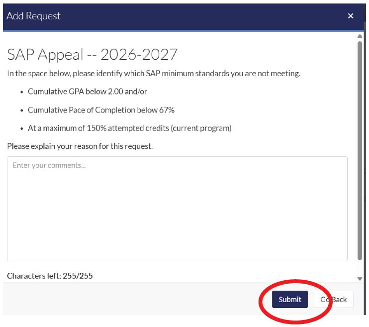 Appeal Step 6