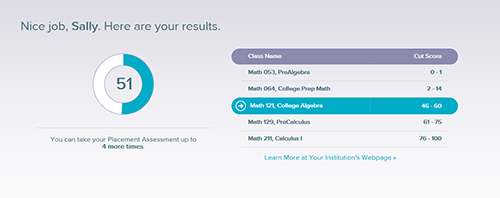 Where can I see my score?